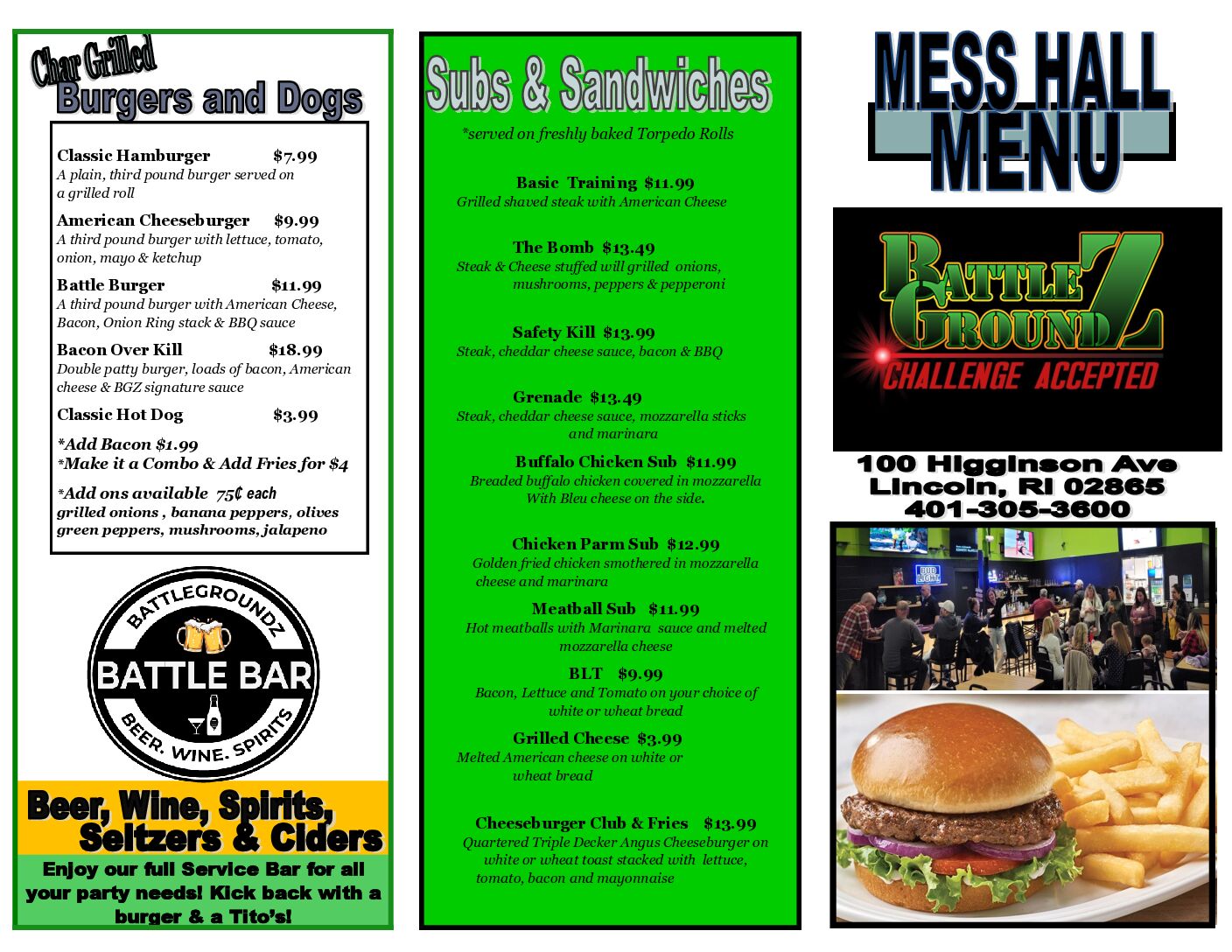 Menu- Everyday Paper Trifold 2026