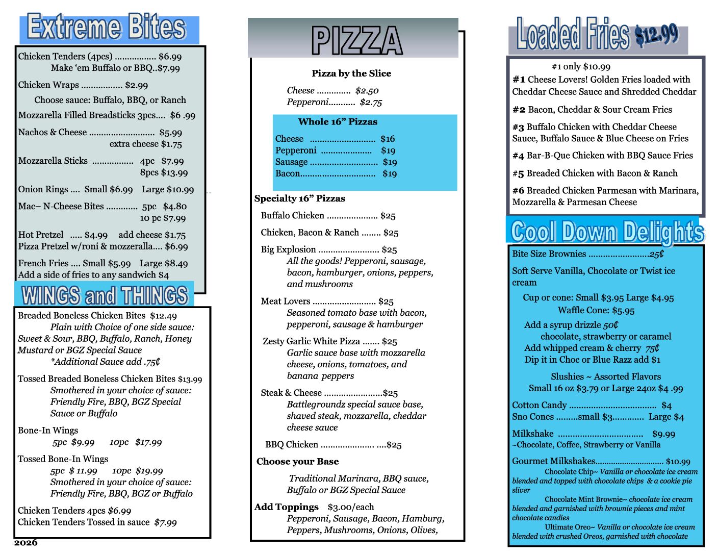 Menu Paper Trifold pg2